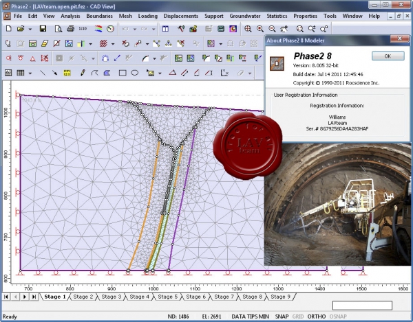 Rocscience Phase2 v8.005