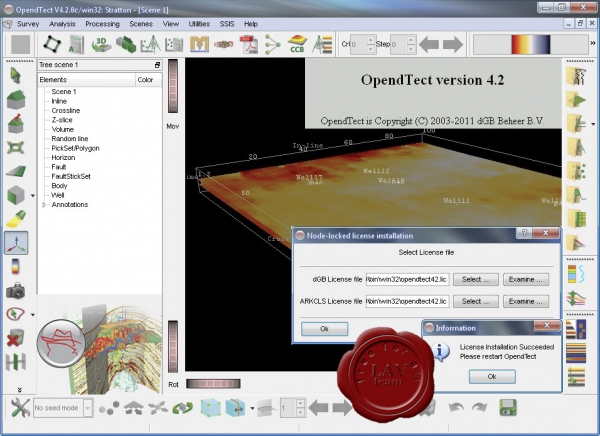 dGB Earth Sciences OpendTect v4.2.0c