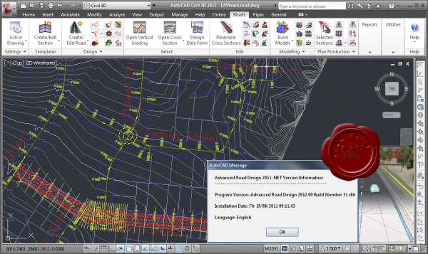 Civil Survey Solutions Advanced Road Design 2012.00 build 31