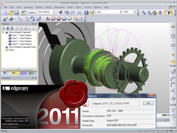 Planit Edgecam v2011.20 SP2 build 4996