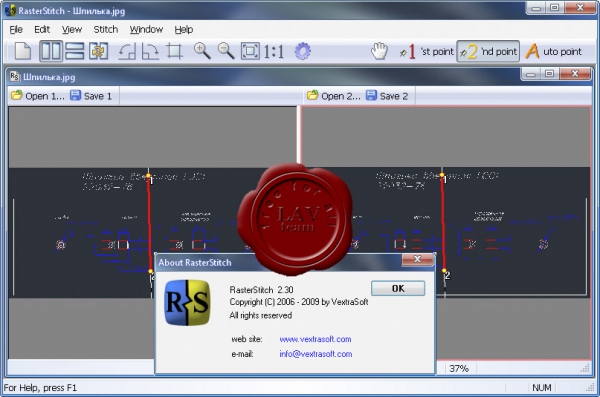 VextraSoft RasterStitch v2.30