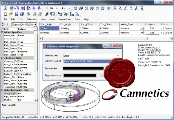 Camnetics CamTrax64 v2011.15.32.332