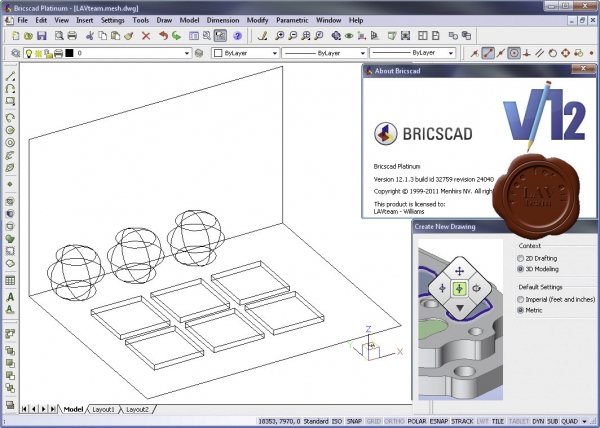 Bricsys Bricscad v12.1.3.32759.24040