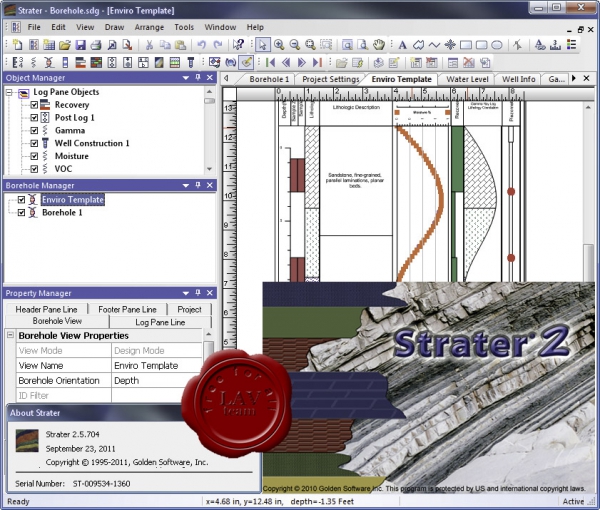 Golden Software Strater v2.5.704