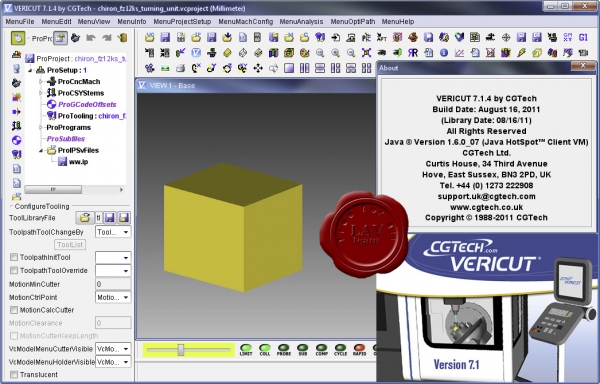 CGTech Vericut v7.1.4