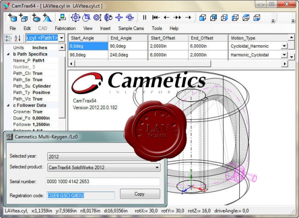 Camnetics CamTrax64 v2012.20.0.182