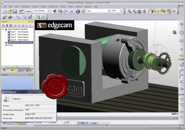 Planit Edgecam v2012.10.0 R1 build 7022