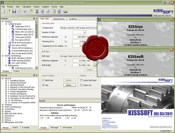 KISSsoft / KISSsys v03-2011K