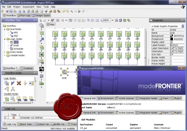 ESTECO modeFRONTIER v4.3.0 for linux ESTECO modeFRONTIER v4.3.0 for linux