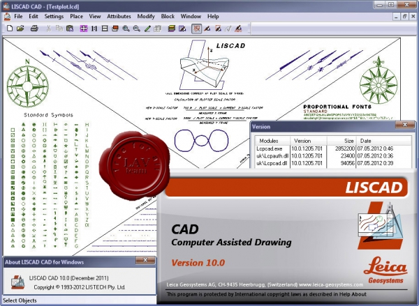 Leica LISCAD v10.0.1205.701