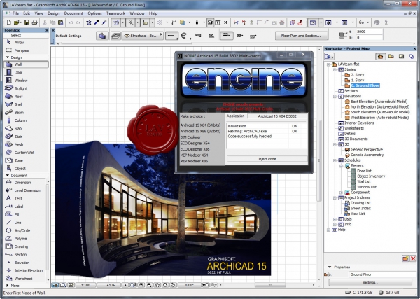 Hotfix 3 build 3632 for Graphisoft Archicad v15