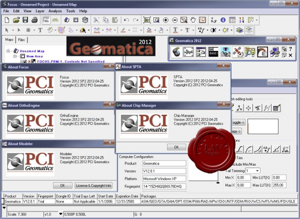 PCI Geomatica 2012 SP2