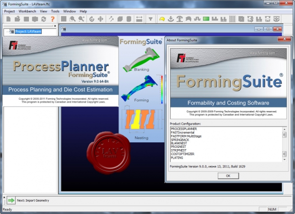 Forming Technologies FormingSuite v9.0.0