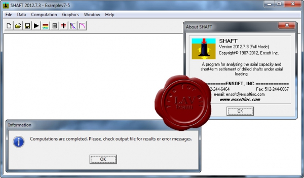 Ensoft Shaft v2012.7.3