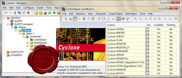 Leica Cyclone v7.4.1.3087