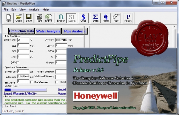 Honeywell PredictPipe v3.0