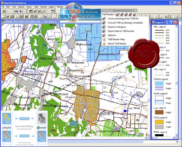 Data East Utils for ArcGIS Desktop: Tab Reader v4.3