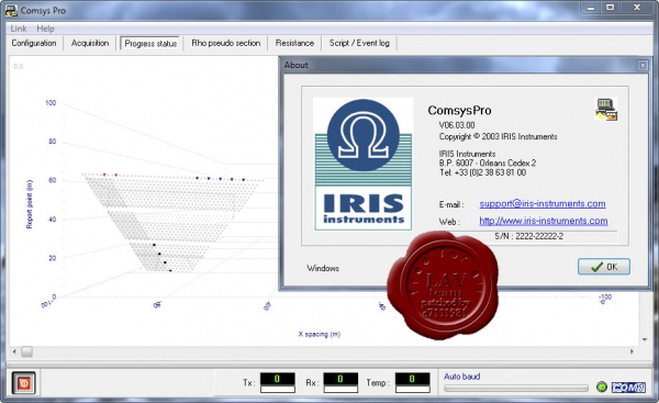 IRIS Instruments Comsys Pro v06.03.00