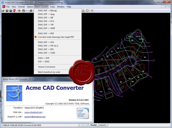 Acme CAD Converter 2013 v8.5.0.1384