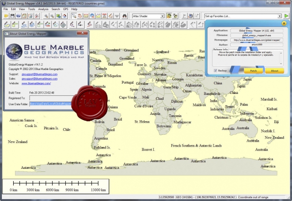 Global Energy Mapper v14.1.2 build 022013