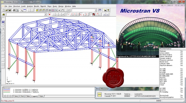 Microstran 2013 v8.11.130225