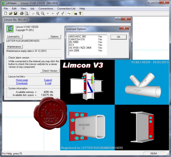 Microstran Limcon v3.60.140113