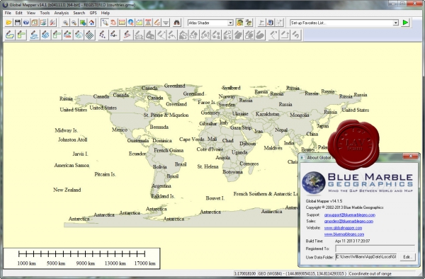 Global Mapper v14.1.5 build 041113