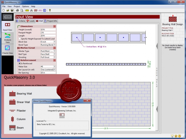 IES QuickMasonry v3.00.00009 IES QuickMasonry v3.00.00009