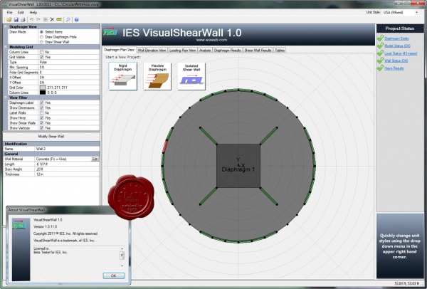 IES VisualShearWall v1.00.0011