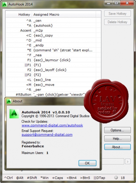 Command Digital Studios AutoHook 2014 v1.0.0.10