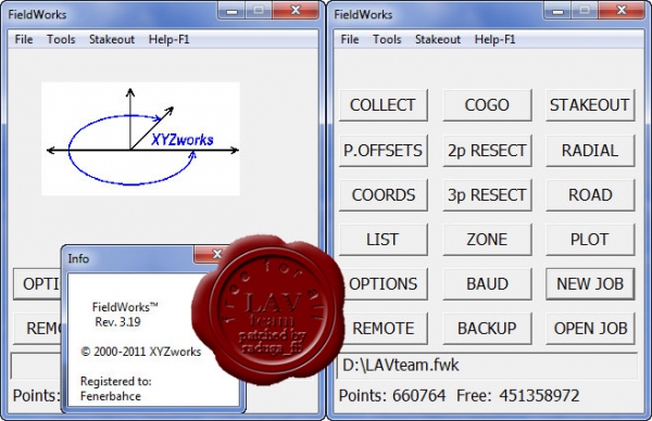 XYZworks FieldWorks v3.19