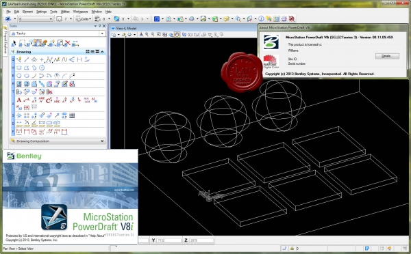 Bentley MicroStation PowerDraft V8i SS3 08.11.09.459