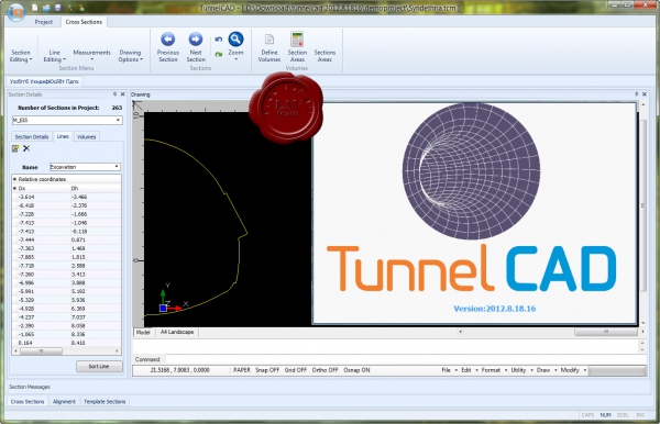 Iqsoft TunnelCAD v2012.8.18.16