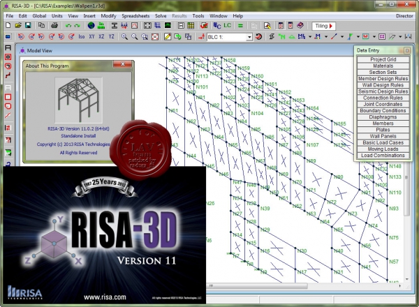 RISA-3D v11.0.2