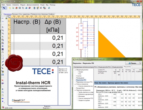 TECE Instal-therm HCR v4.13 russian