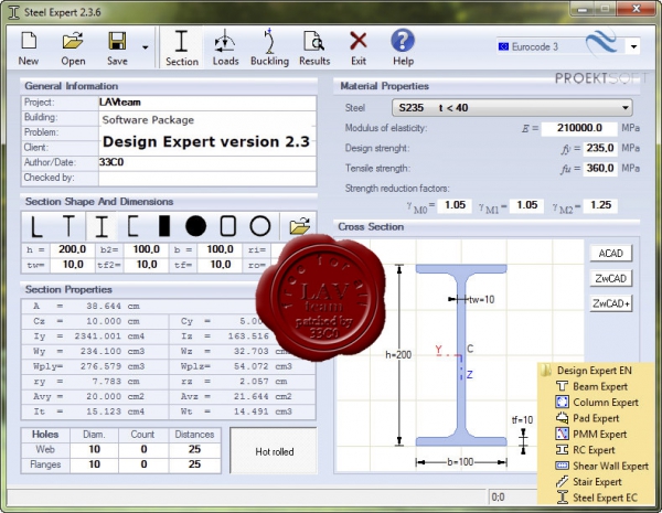 Proektsoft Design Expert v2.3