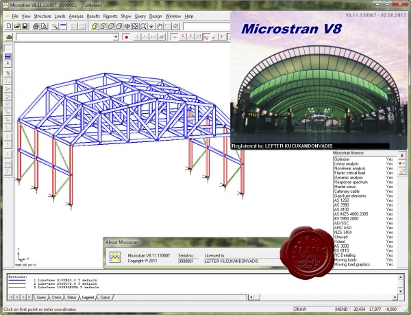 Microstran 2013 v8.11.130807