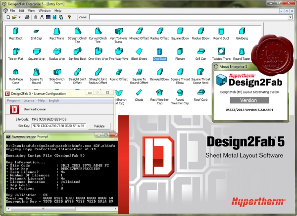 Hypertherm Design2Fab v5.2.0.4891