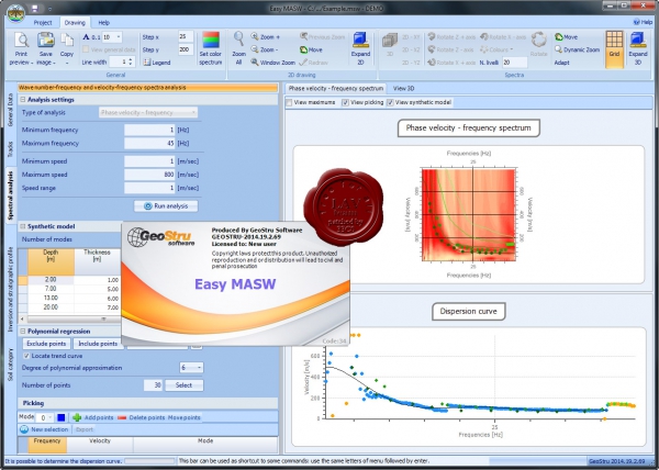 GeoStru Easy MASW v2014.19.2.69