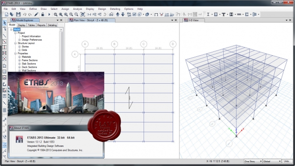 CSI ETABS 2013 v13.1.2 build 1053