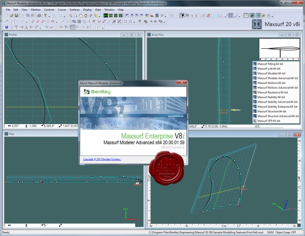 Bentley Maxsurf Enterprise V8i v20.00.01.59 SS3 x86+x64