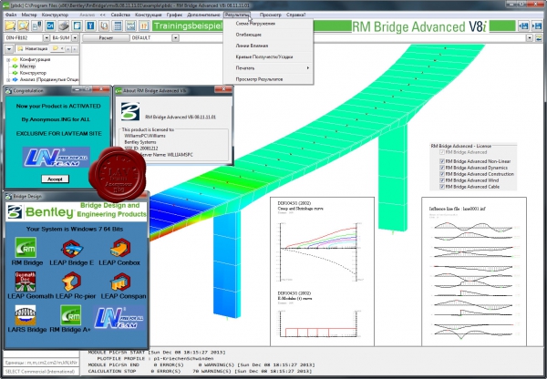 Bentley RM Bridge Advanced V8i 08.11.11.01