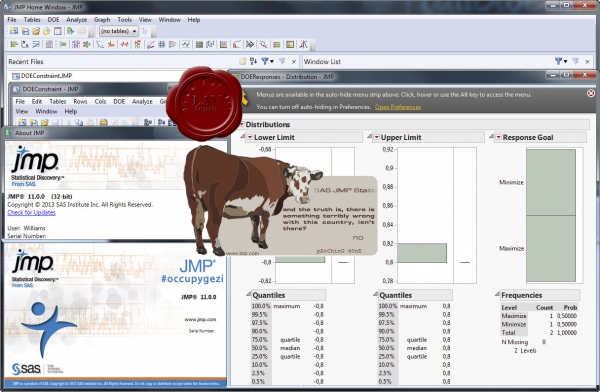 SAS JMP Statistical Discovery v11.0.0