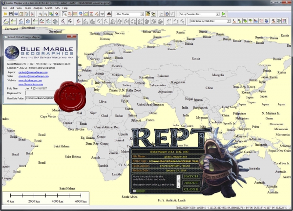 Global Mapper v15.1.1.011714 x86+x64