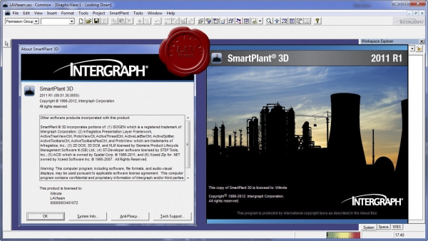 Intergraph SmartPlant 3D 2011 R1 v09.01.30.0055