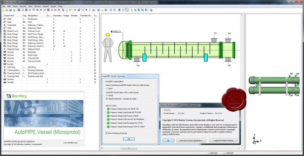 Bentley AutoPIPE Vessel (Microprotol) V8i 33.02.00.06