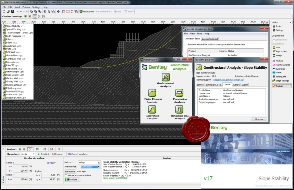 Bentley GeoStructural Analysis v17.00.28.00