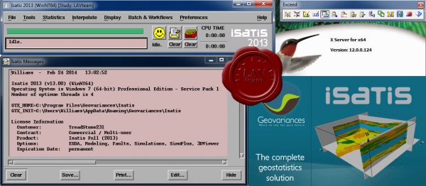 Geovariances ISATIS 2013 v13.0