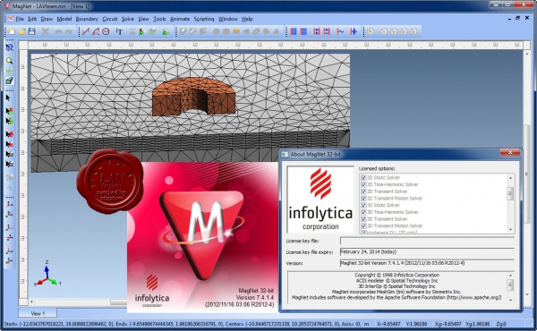 Infolytica MagNet v7.4.1.4