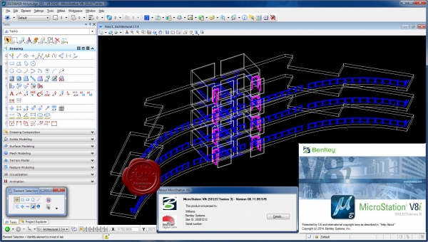 Bentley MicroStation V8i SS3 08.11.09.578